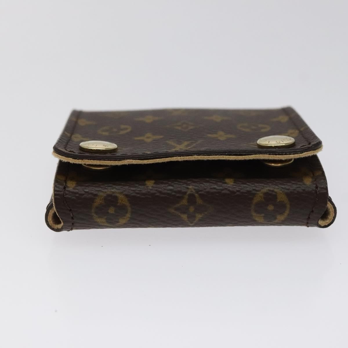 Louis Vuitton CASE JEWELRY BOX Canvas, BROWN, CANVAS, Wallets