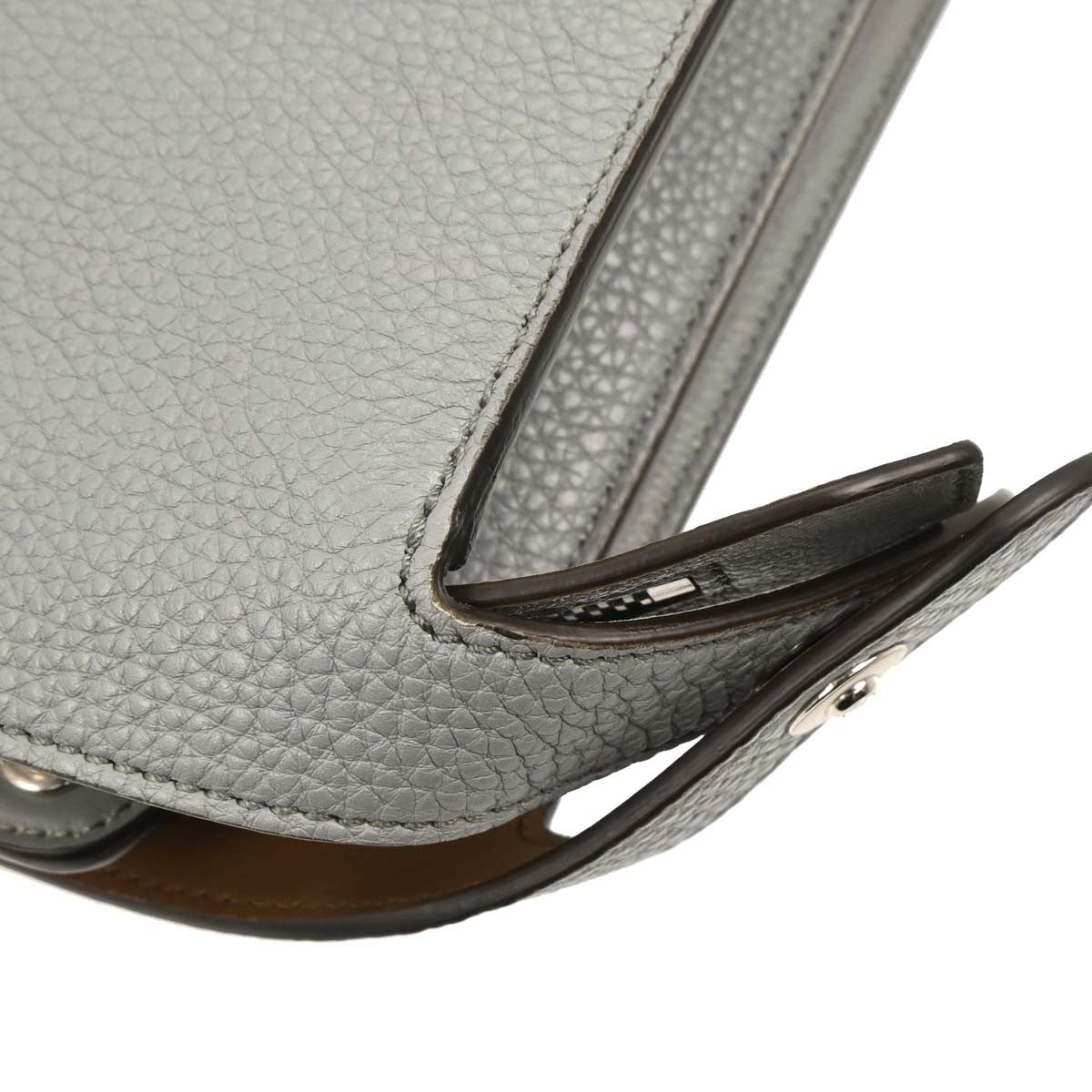 Fendi Peekaboo ISeeU Briefcase Leather, GRAY, LEATHER, Briefcase