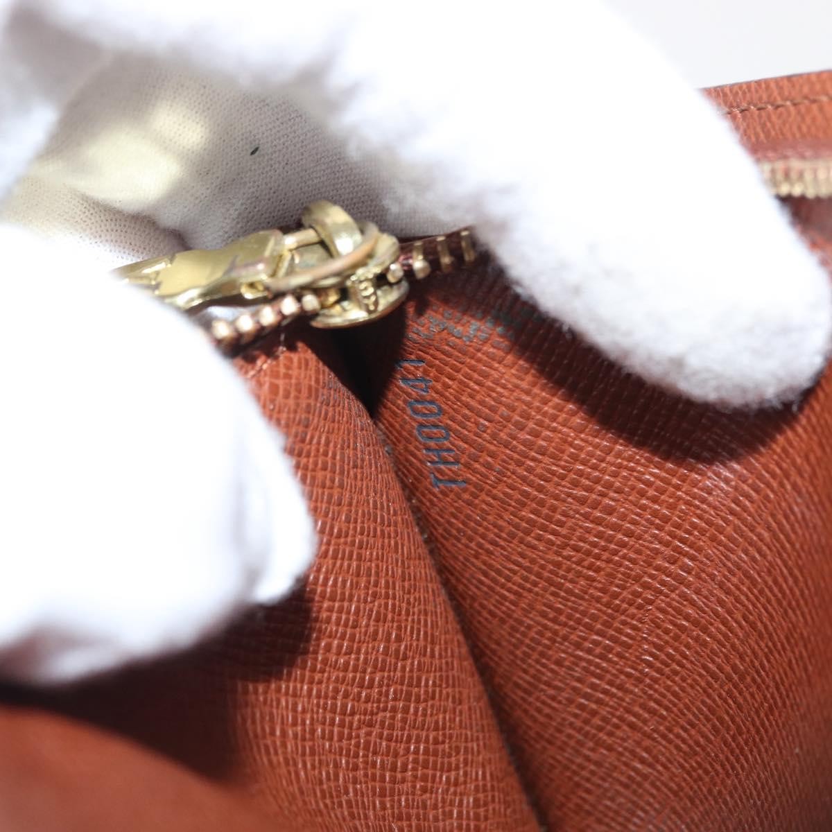 Louis Vuitton Vintage Sarah Wallet Monogram Canvas, ORANGE, CANVAS, Wallets