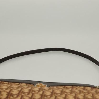 Christian Dior Vintage Trotter Shoulder Bag Canvas, BROWN, CANVAS, Shoulder bag