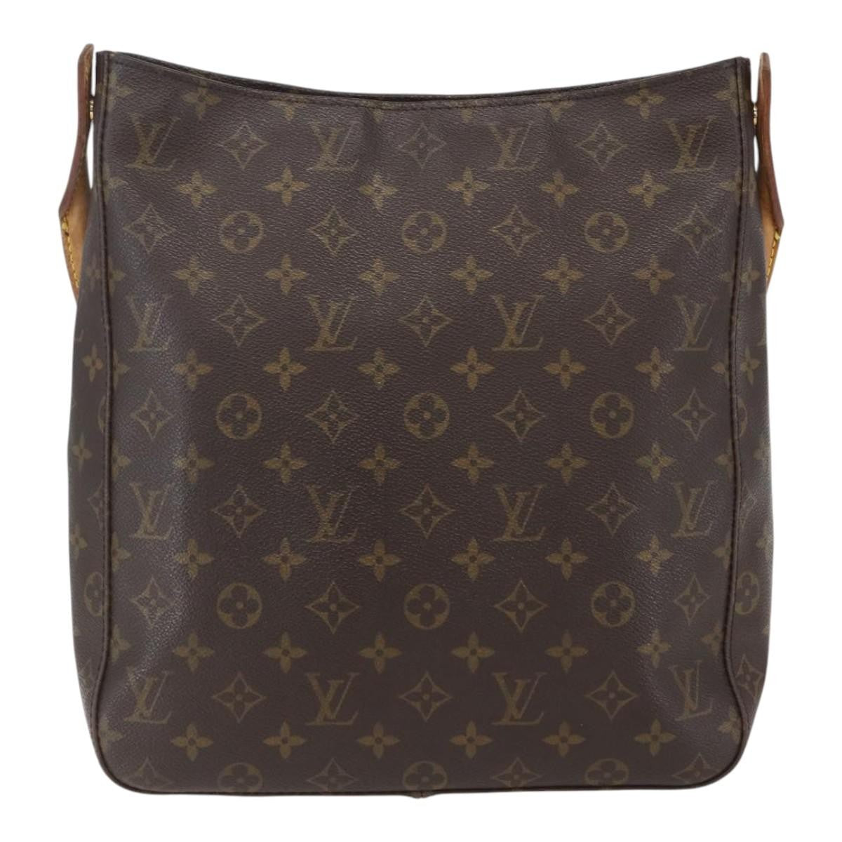 Louis Vuitton Looping Handbag Monogram Canvas, BROWN, CANVAS, Shoulder bag