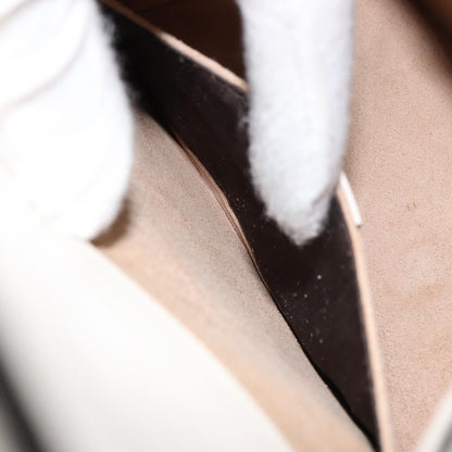 Gucci Sylvie Top Handle Bag Leather, WHITE, LEATHER, Handbag