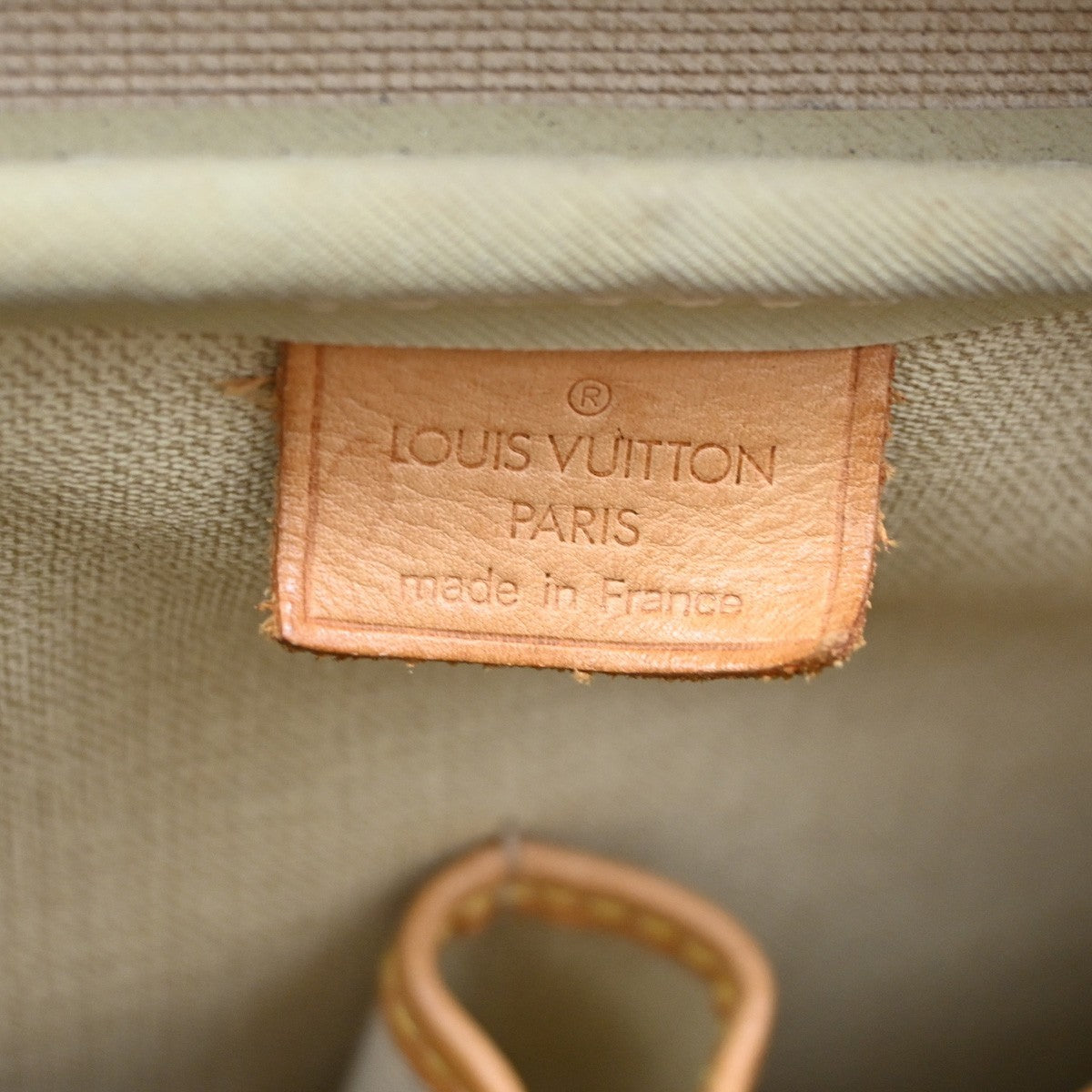 Louis Vuitton Deauville Handbag Monogram Canvas, BROWN, LEATHER, Handbag
