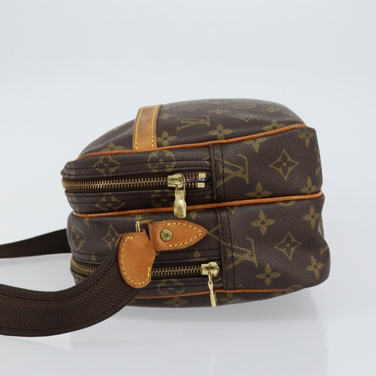 Louis Vuitton Reporter Bag Monogram Canvas, BROWN, CANVAS, Shoulder bag