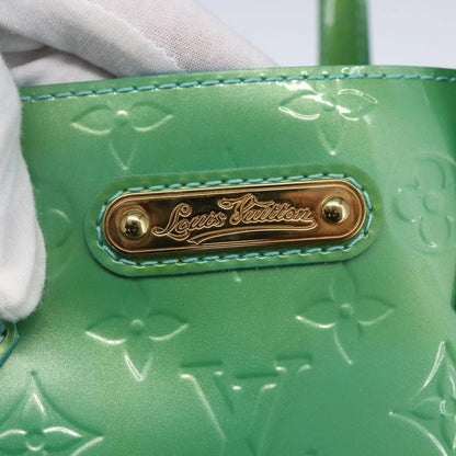 Louis Vuitton Wilshire Handbag Monogram Vernis, BLUE, PATENT_LEATHER, Handbag