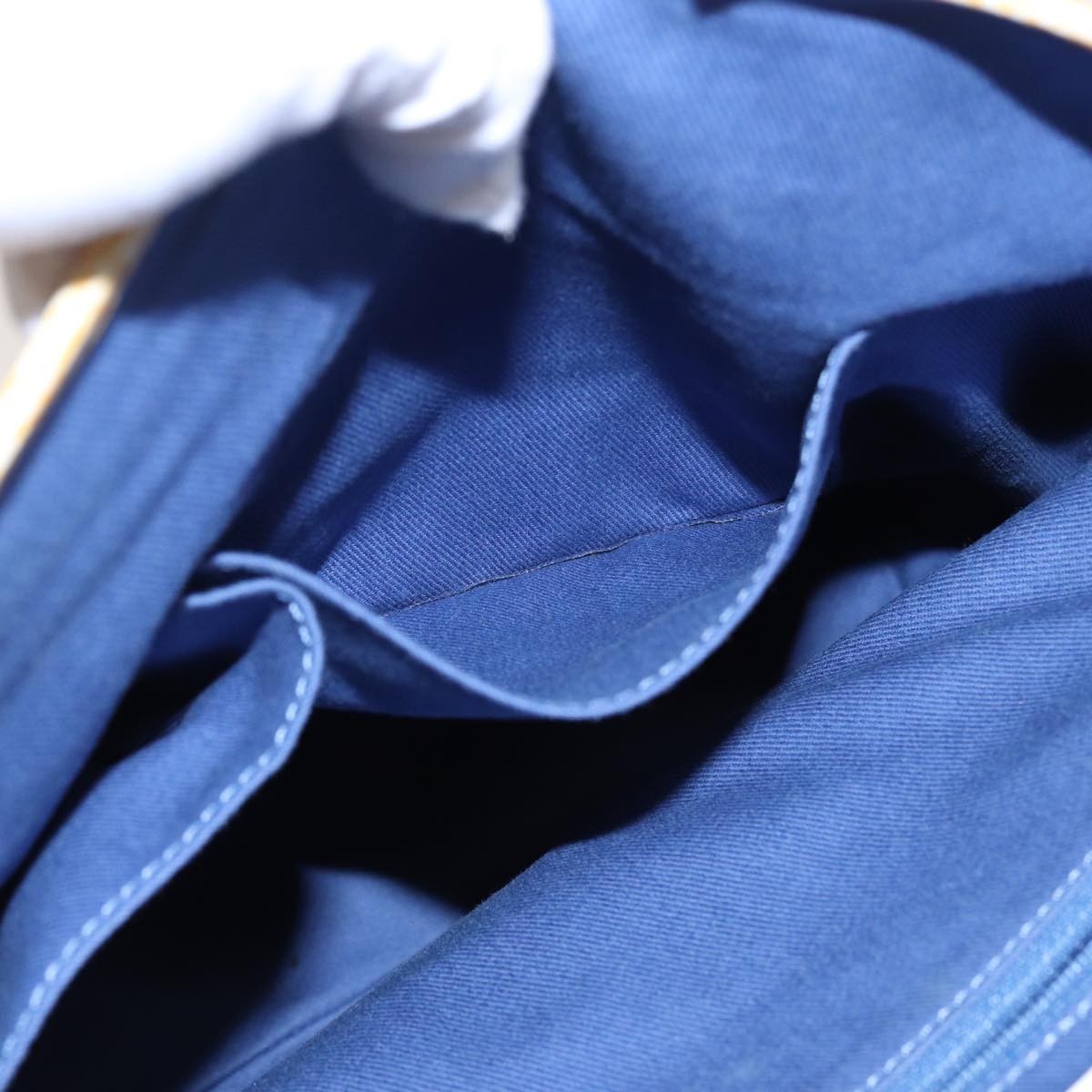 Celine Vintage Macadam Tote bag Canvas, YELLOW, CANVAS, Tote bag