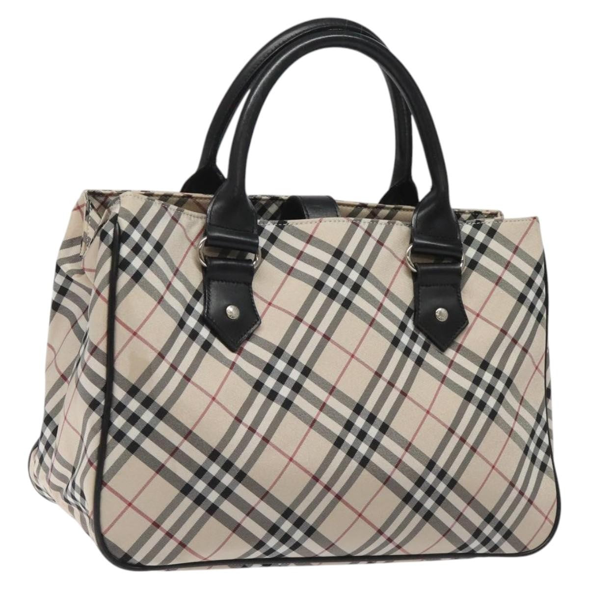 Burberry Nova Check Tote Nylon, BEIGE, NYLON, Tote bag
