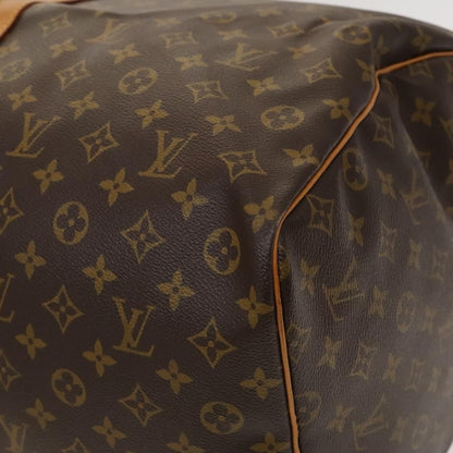 Louis Vuitton Keepall Bag Monogram Canvas, BROWN, CANVAS, Travel bag