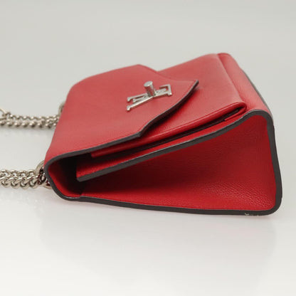 Louis Vuitton Mylockme Handbag Leather, RED, LEATHER, Handbag