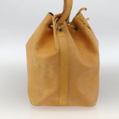Louis Vuitton Petit Noe Handbag Epi Leather, YELLOW, LEATHER, Shoulder bag