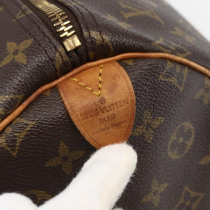 Louis Vuitton Keepall Bag Monogram Canvas, BROWN, CANVAS, Travel bag