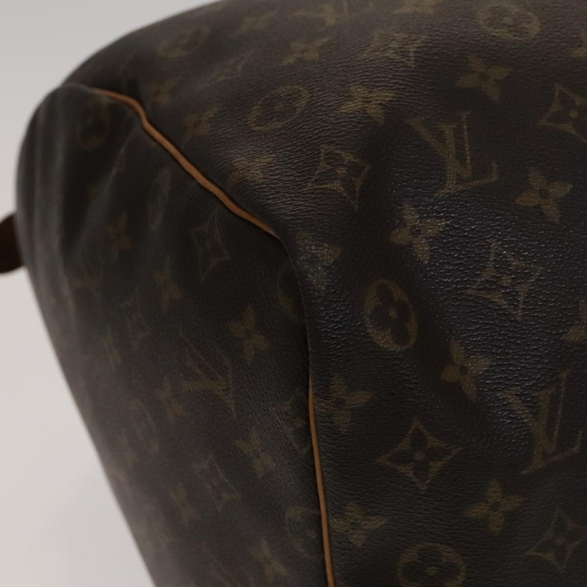 Louis Vuitton Keepall Bag Monogram Canvas, BROWN, CANVAS, Travel bag
