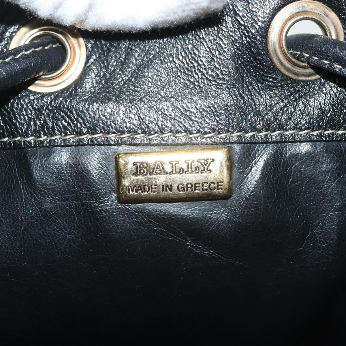 Bally Vintage Shoulder Bag Leather, BLACK, LEATHER, Shoulder bag