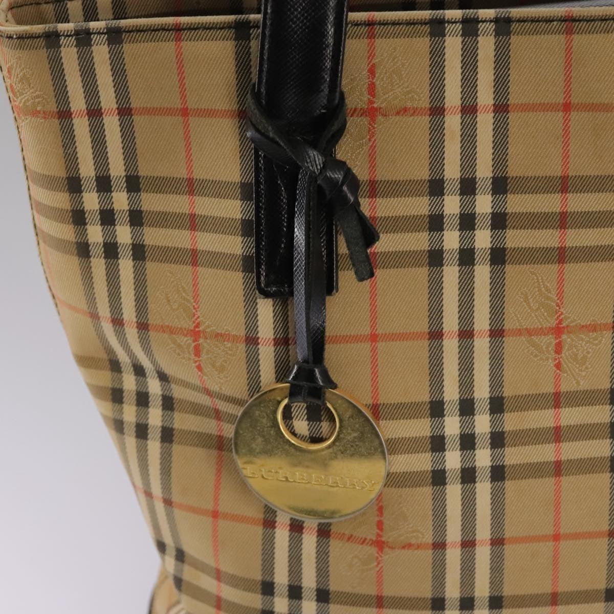 Burberry Nova Check Tote canvas check pattern, BEIGE, CANVAS, Tote bag