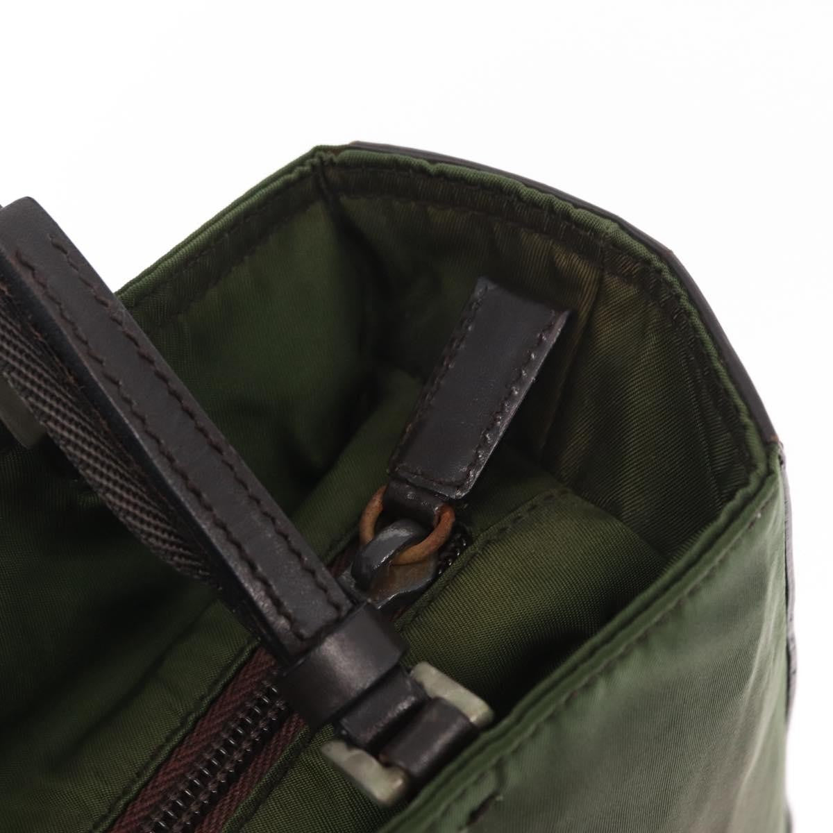 Prada Vintage Handbag Tessuto, KHAKI, NYLON, Handbag