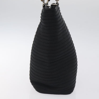 Gucci Vintage Bamboo Handle Tote Nylon, BLACK, NYLON, Tote bag