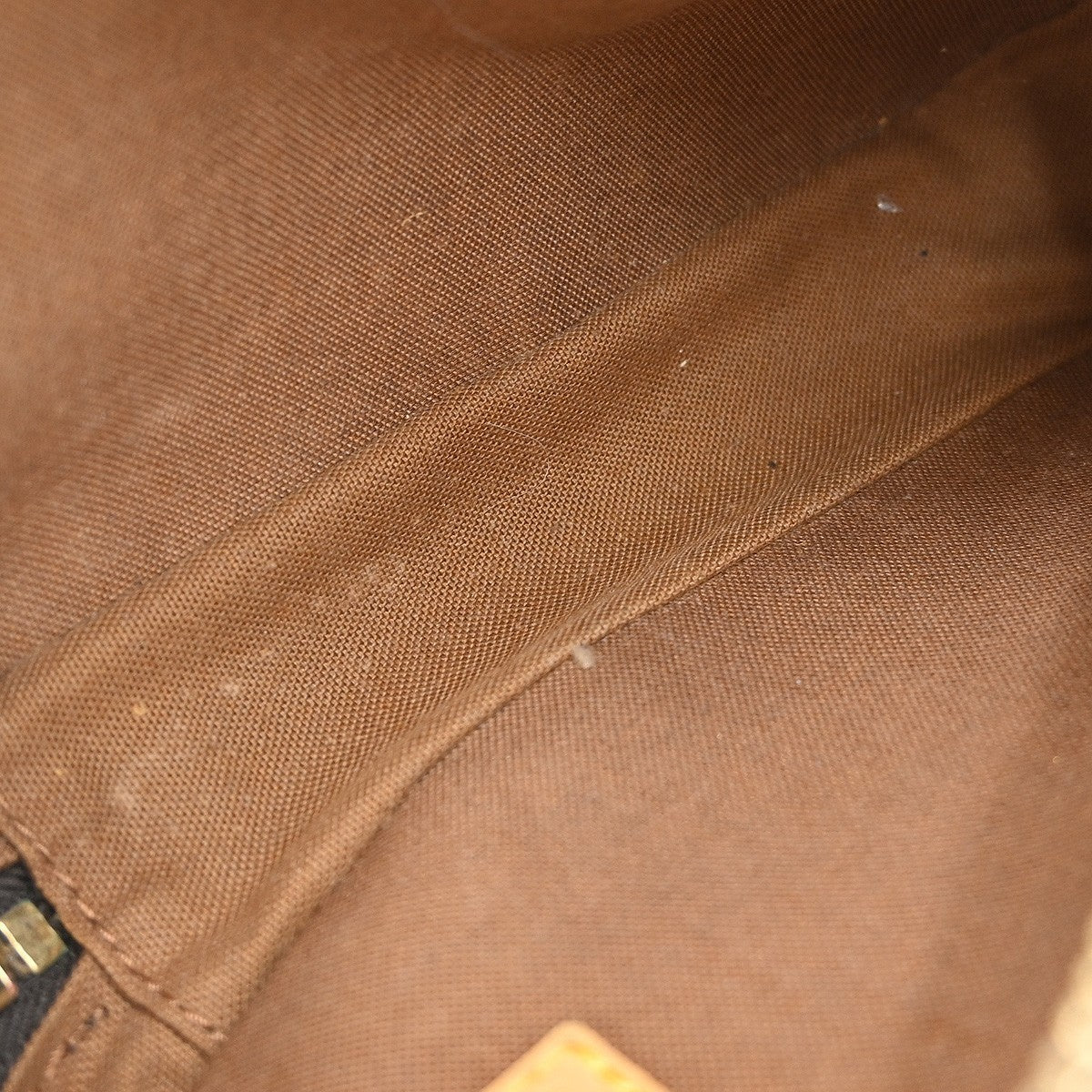 Louis Vuitton Pochette Gange Monogram Canvas, BROWN, CANVAS, Clutche & pouche