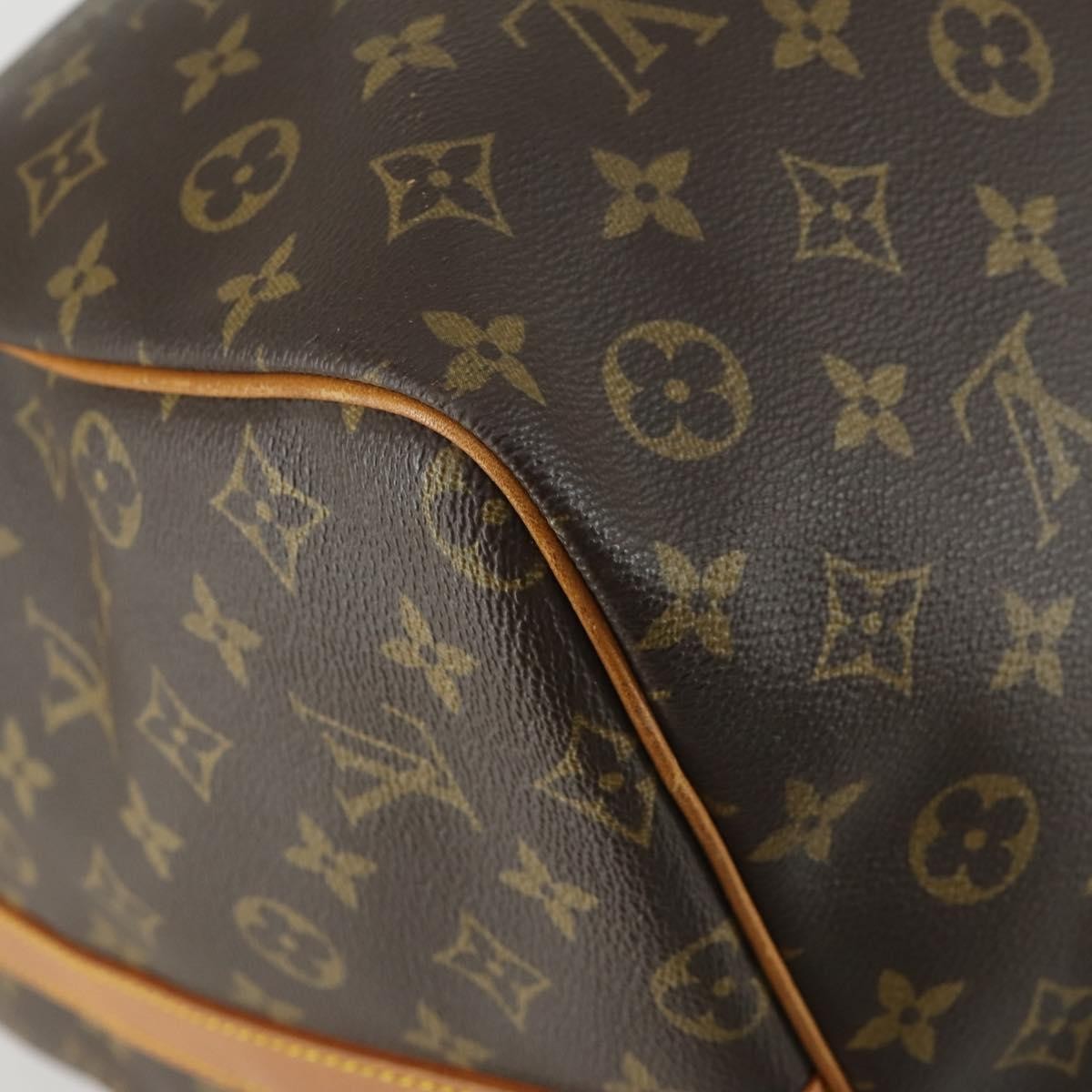 Louis Vuitton Keepall Bandouliere Bag Monogram Canvas, BROWN, CANVAS, Travel bag