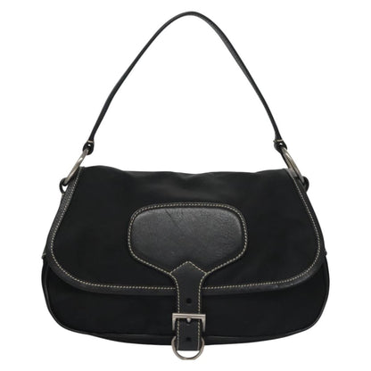 Prada Vintage Shoulder Bag Tessuto, BLACK, NYLON, Shoulder bag