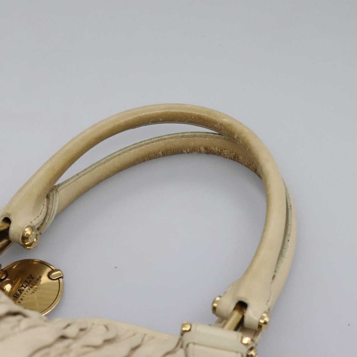 Bally Handbag Leather, BEIGE, LEATHER, Tote bag