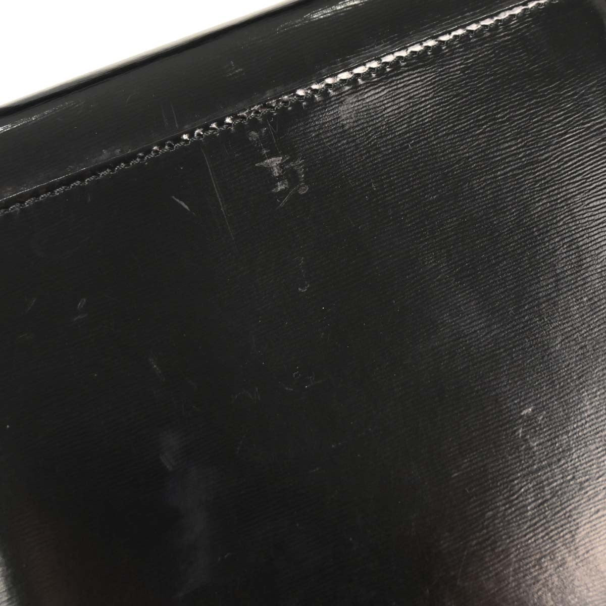 Saint Laurent Vintage Handbag Leather, BLACK, LEATHER, Handbag