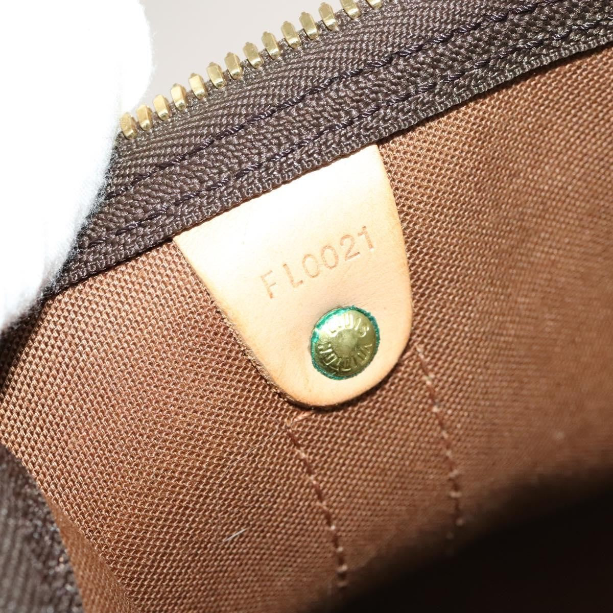 Louis Vuitton Keepall Bag Monogram Canvas, BROWN, CANVAS, Travel bag