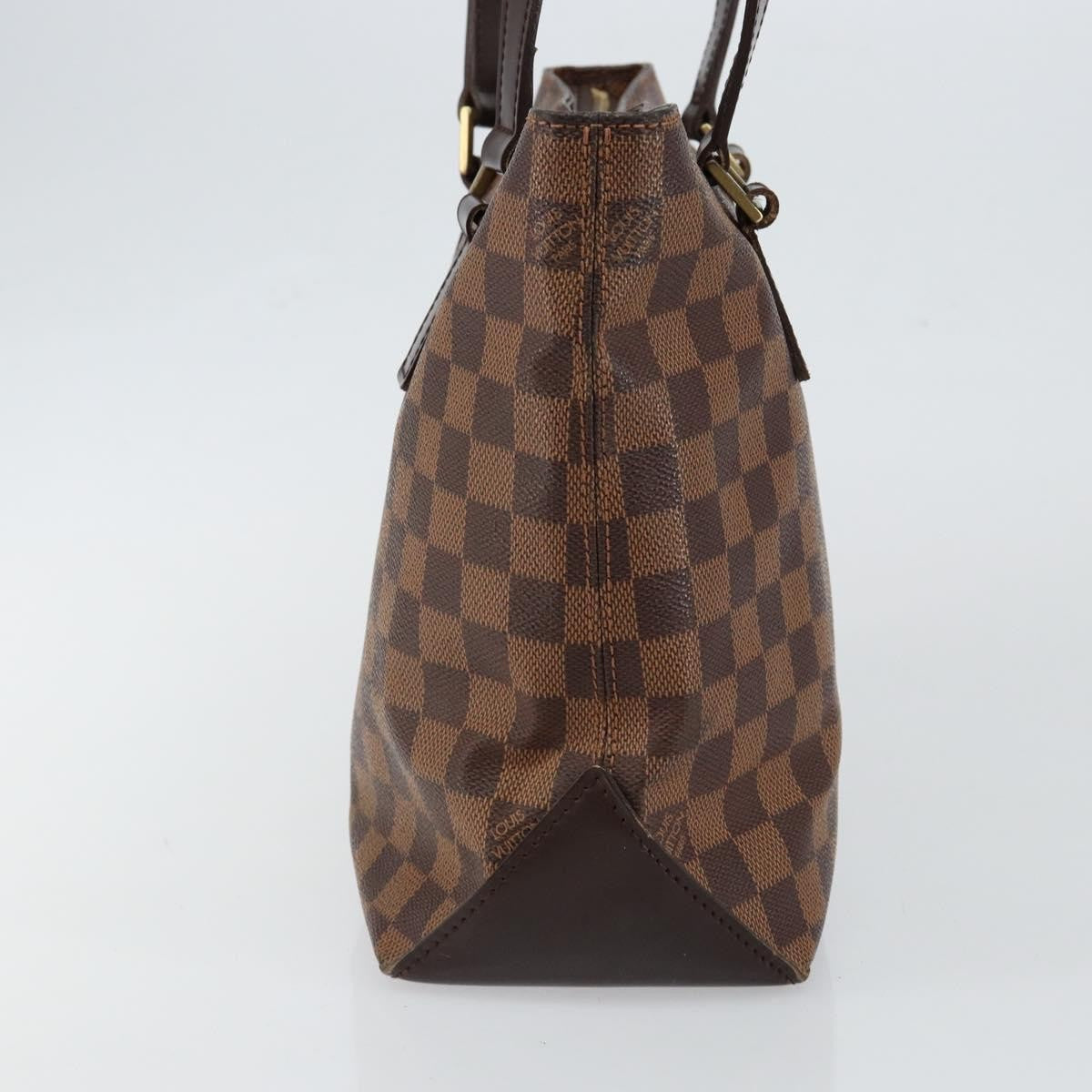 Louis Vuitton Cabas Piano Damier, BROWN, CANVAS, Tote bag