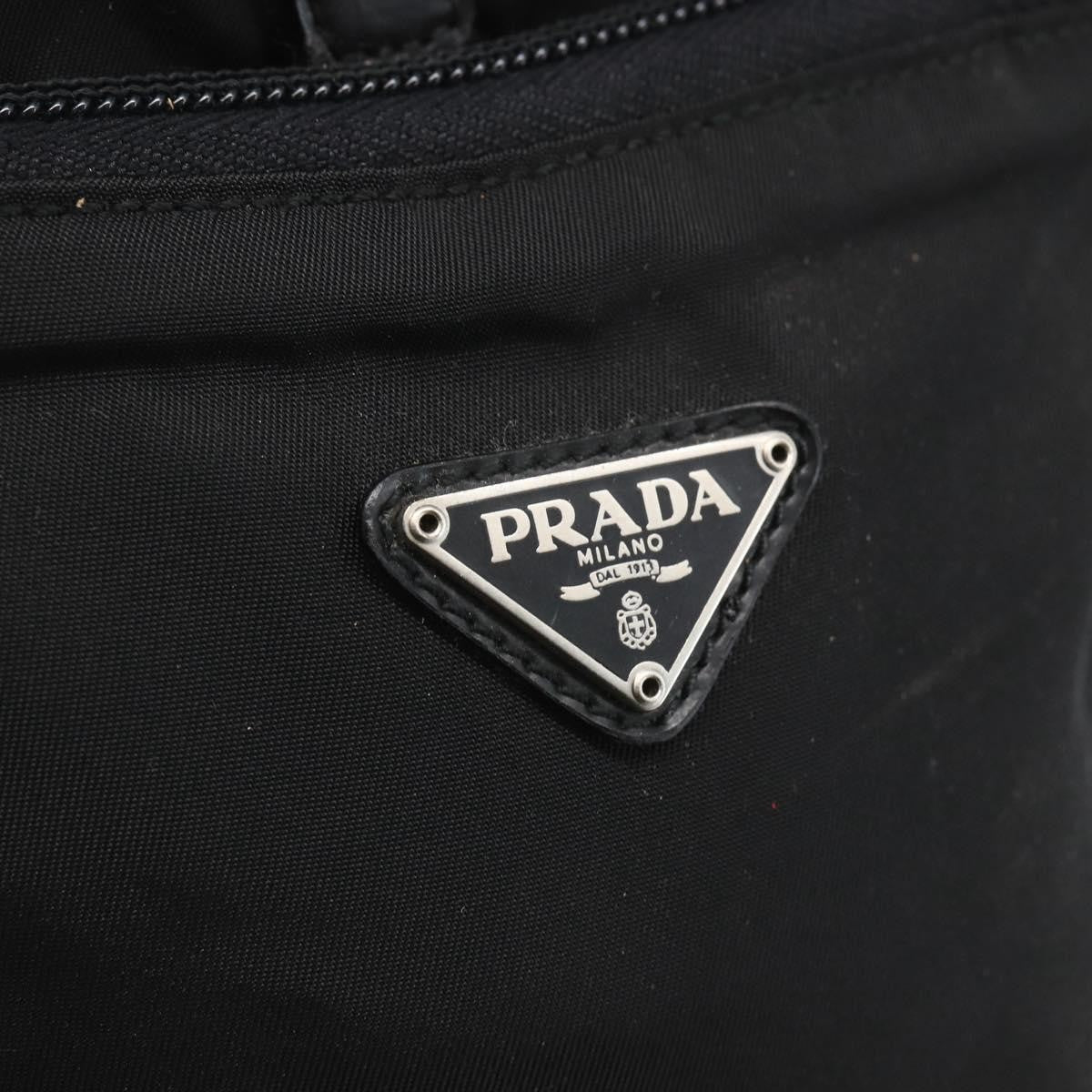 Prada Front Pocket Backpack Tessuto, BLACK, NYLON, Backpack