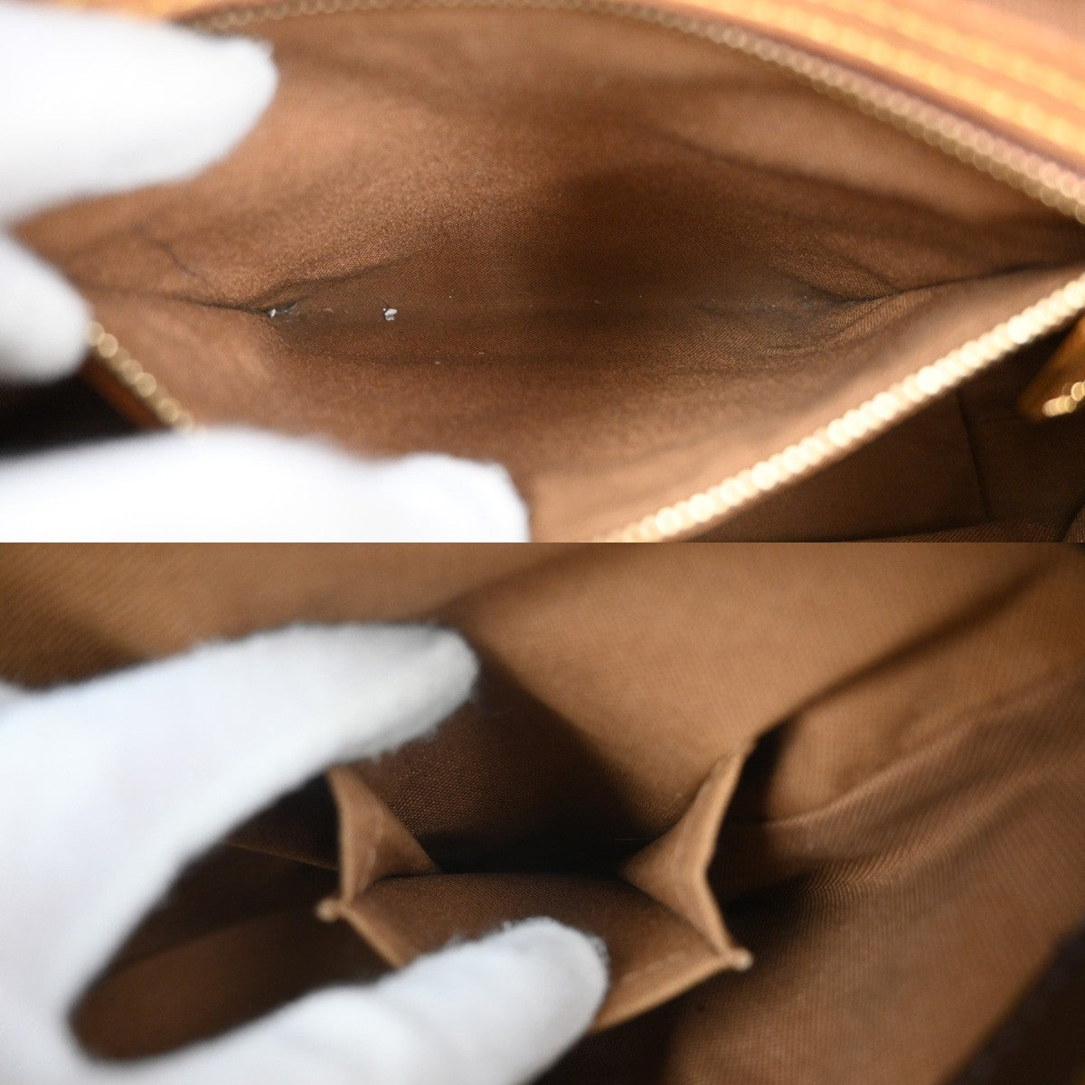 Louis Vuitton Cabas Piano Monogram Canvas, BROWN, LEATHER, Shoulder bag