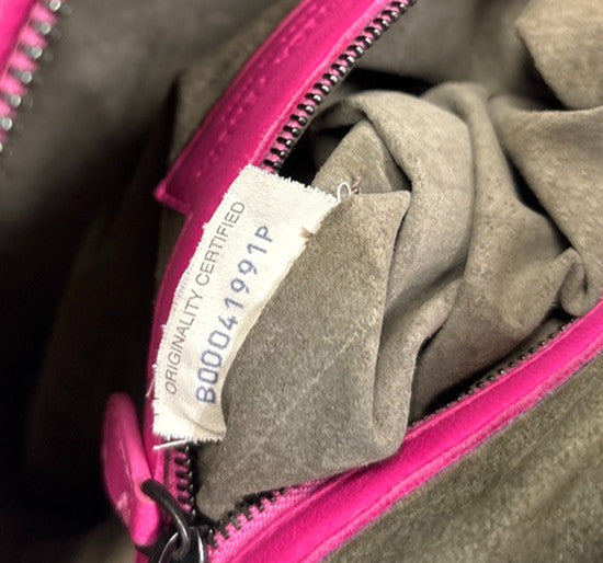 Bottega Veneta Nodini Crossbody Bag Intrecciato Nappa, PINK, LEATHER, Shoulder bag