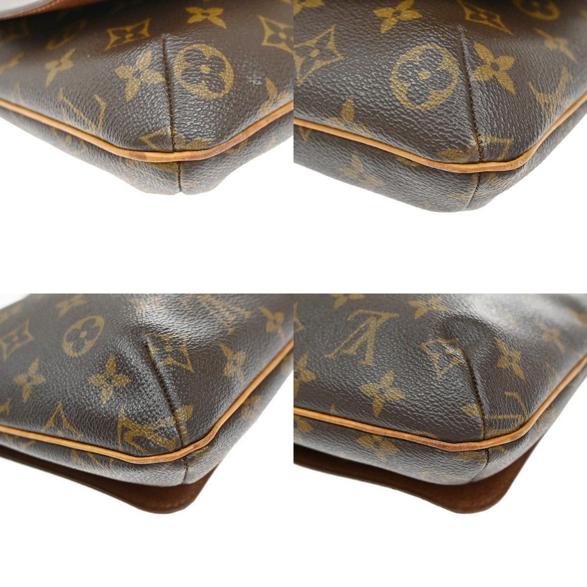 Louis Vuitton Musette Salsa Handbag Monogram Canvas, BROWN, CANVAS, Shoulder bag