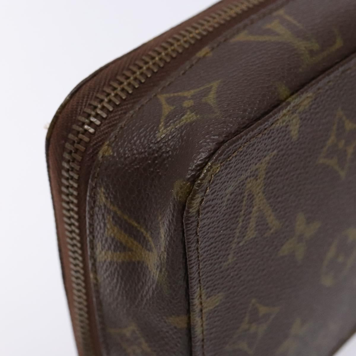Louis Vuitton Vintage Jewelry Box Monogram Canvas, BROWN, CANVAS, Clutche & pouche