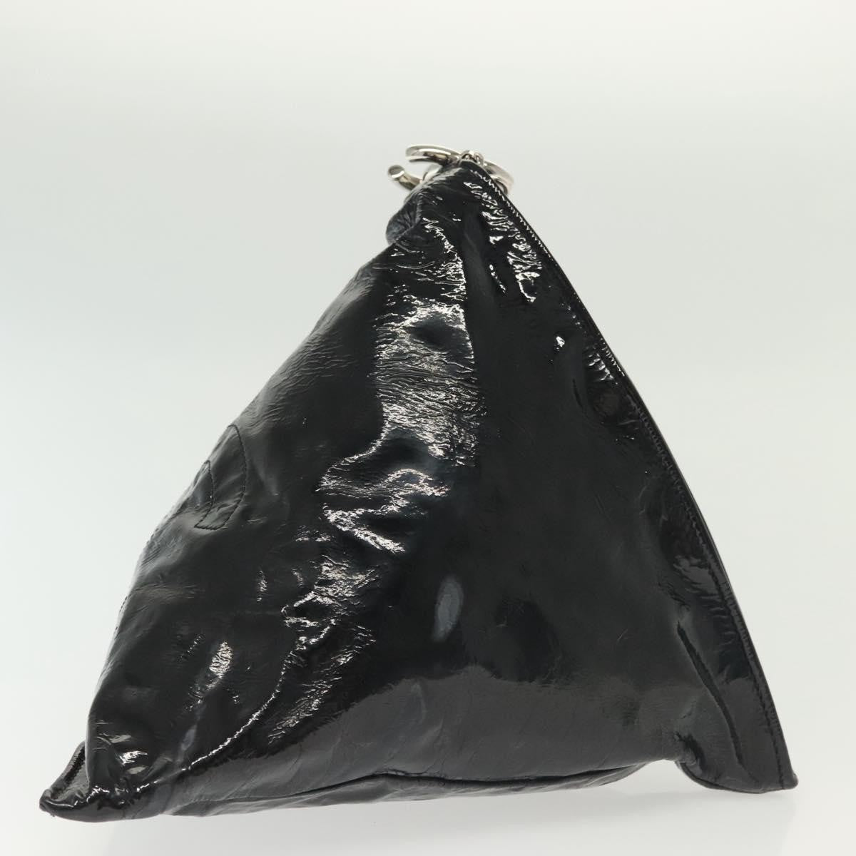 Chanel Bon Bon Pyramid Wristlet Patent, BLACK, PATENT_LEATHER, Shoulder bag