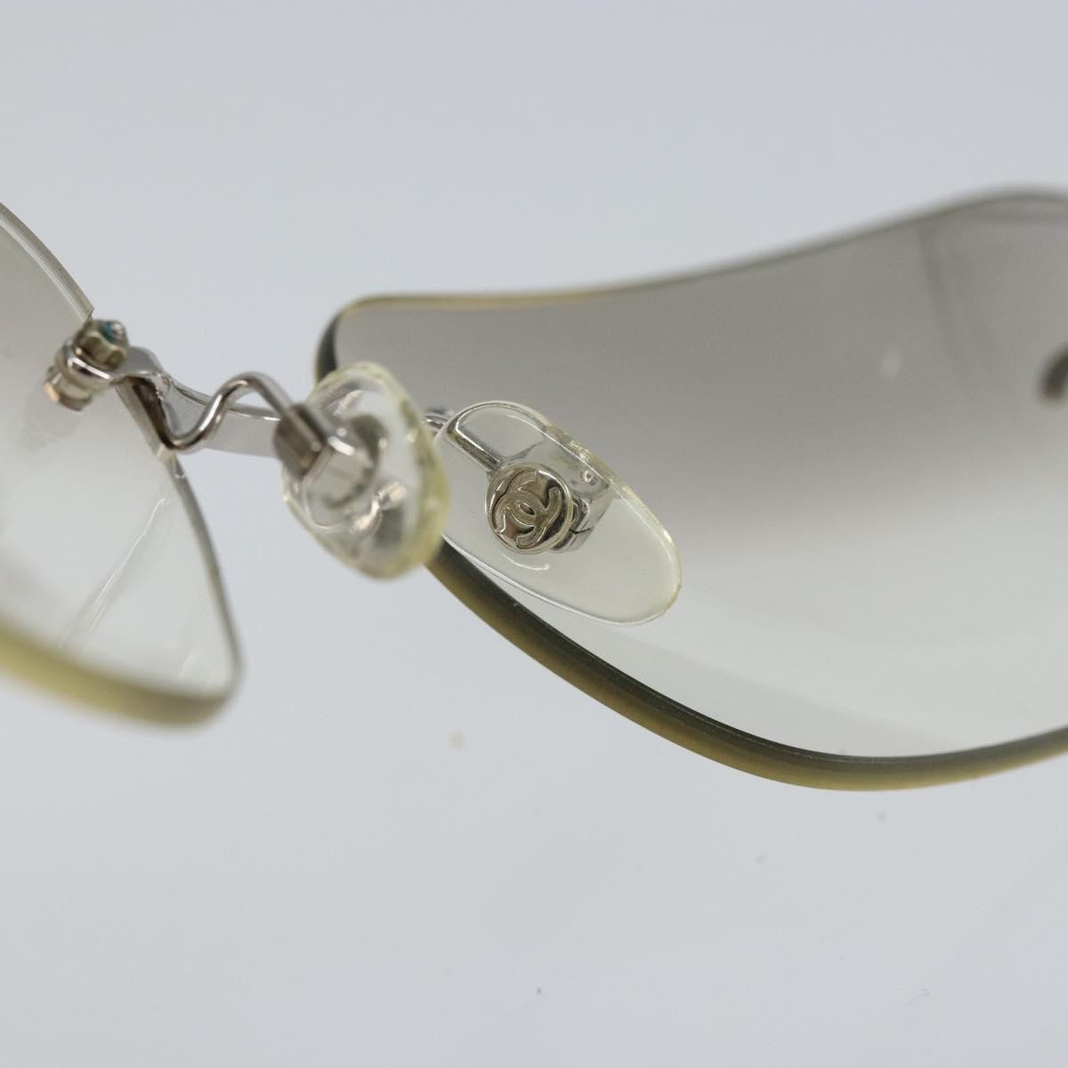 Chanel Logo CC Sunglasses Metal, SILVER, METAL, Sunglasse