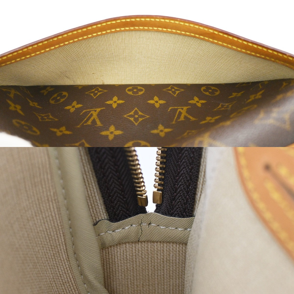 Louis Vuitton Reporter Bag Monogram Canvas, BROWN, CANVAS, Shoulder bag
