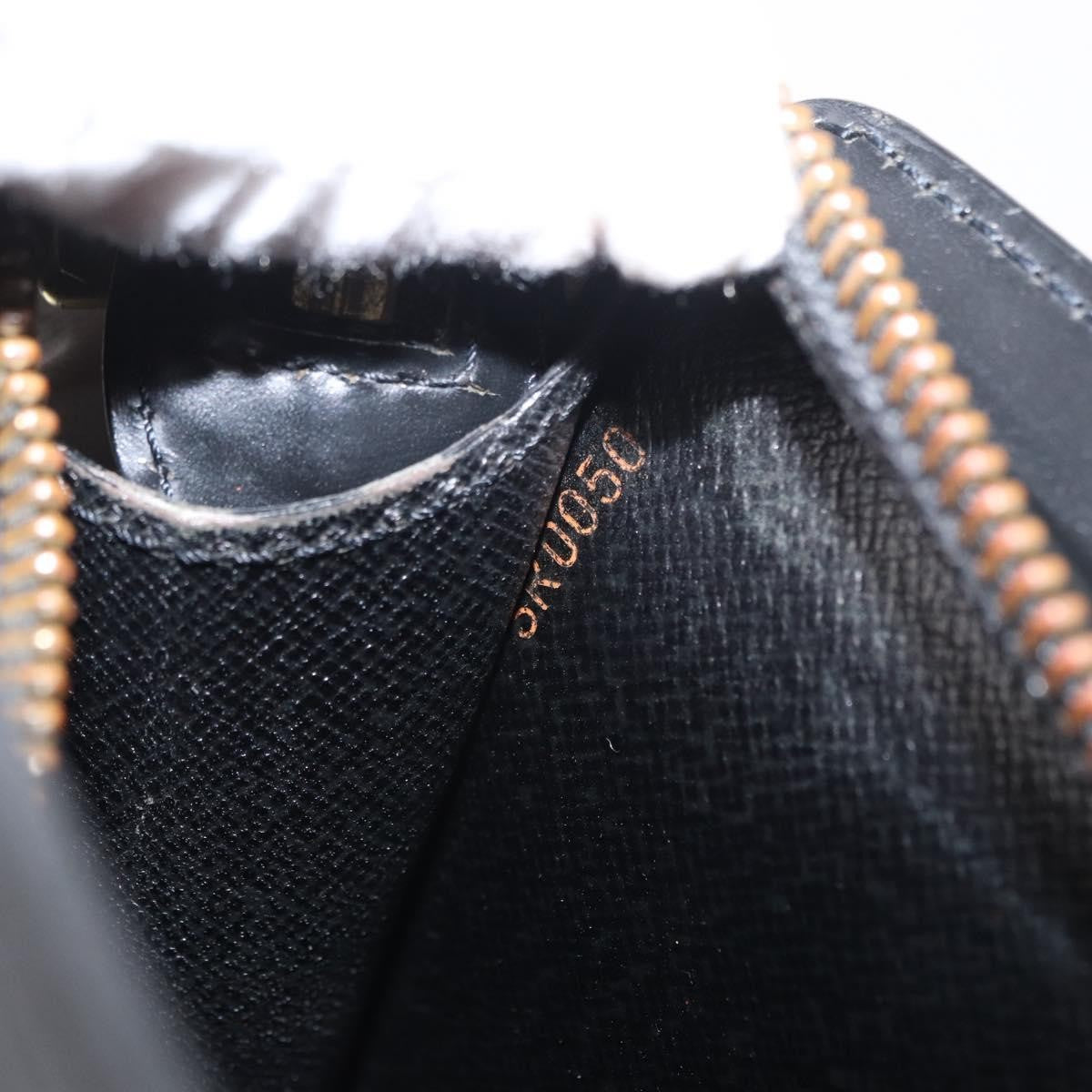 Louis Vuitton Pochette Homme Epi Leather, BLACK, LEATHER, Clutche & pouche