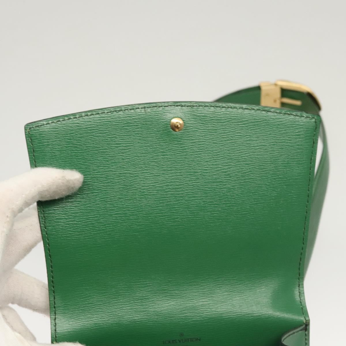 Louis Vuitton Tilsitt Bum Bag Epi Leather, GREEN, LEATHER, Travel bag