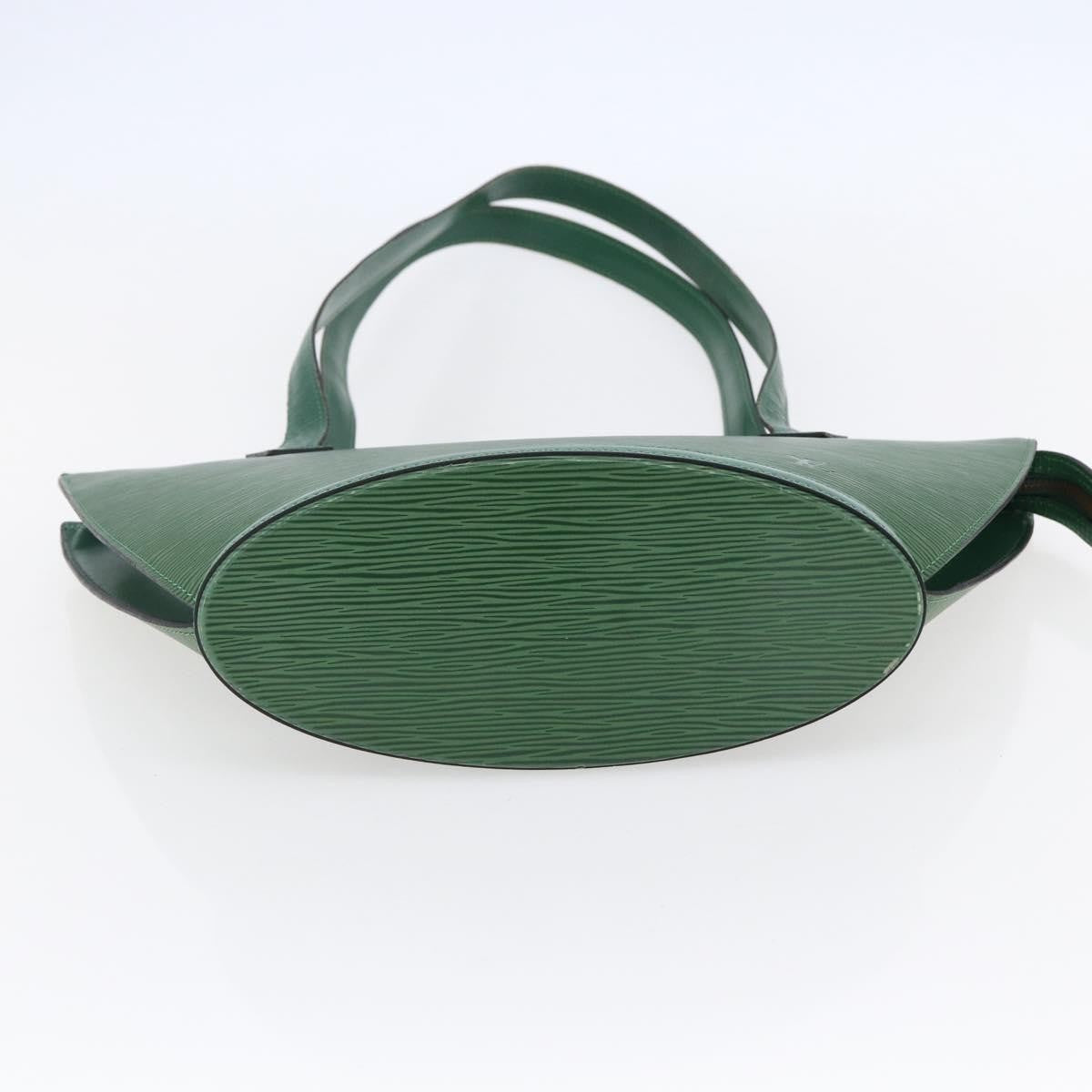 Louis Vuitton Saint Jacques Handbag Epi Leather, GREEN, LEATHER, Shoulder bag