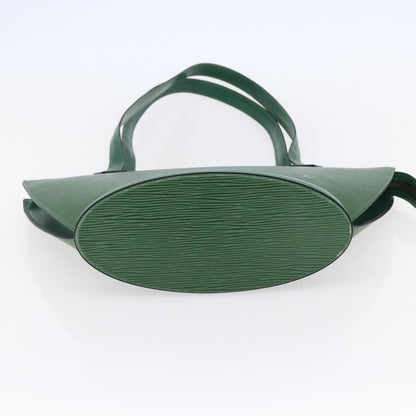 Louis Vuitton Saint Jacques Handbag Epi Leather, GREEN, LEATHER, Shoulder bag