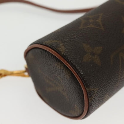 Louis Vuitton Papillon Pochette Monogram Canvas, BROWN, CANVAS, Handbag