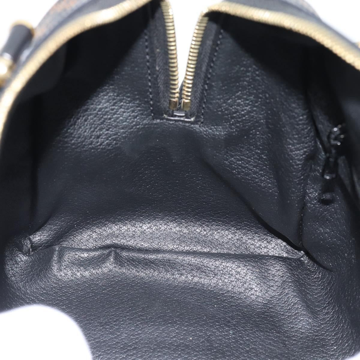 Celine Macadam Handbag Macadam with leather, Black, Canvas, Handbag