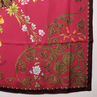Hermes Carré 90 Silk multicolor, RED, SILK, Scarve & shawl