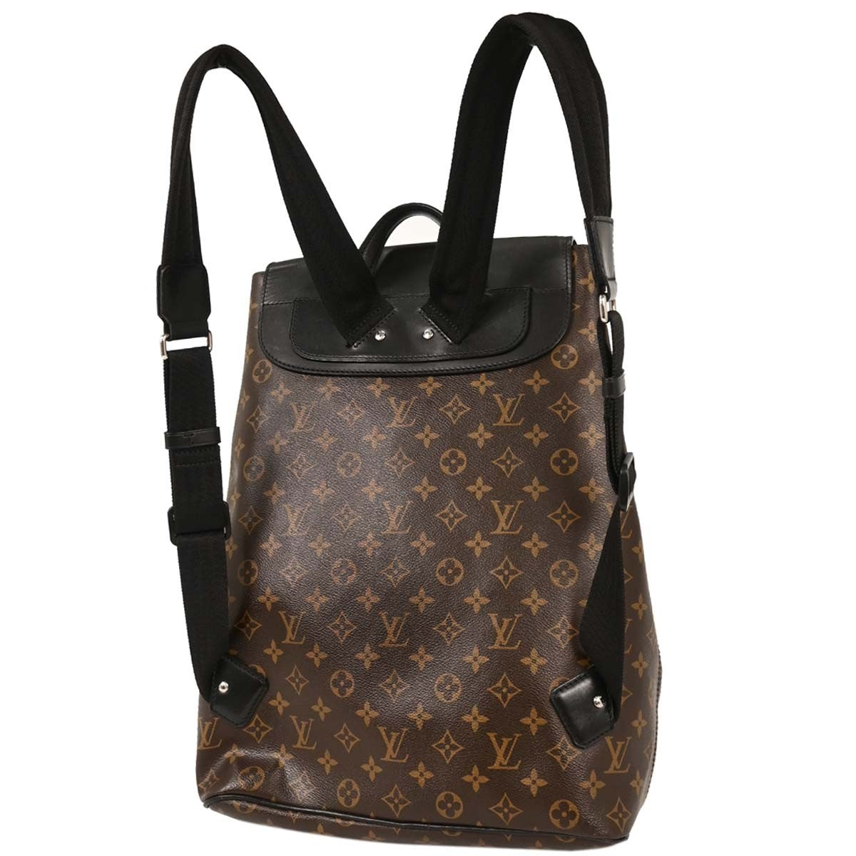 Louis Vuitton Palk Backpack Macassar Monogram Canvas, BROWN, CANVAS, Backpack