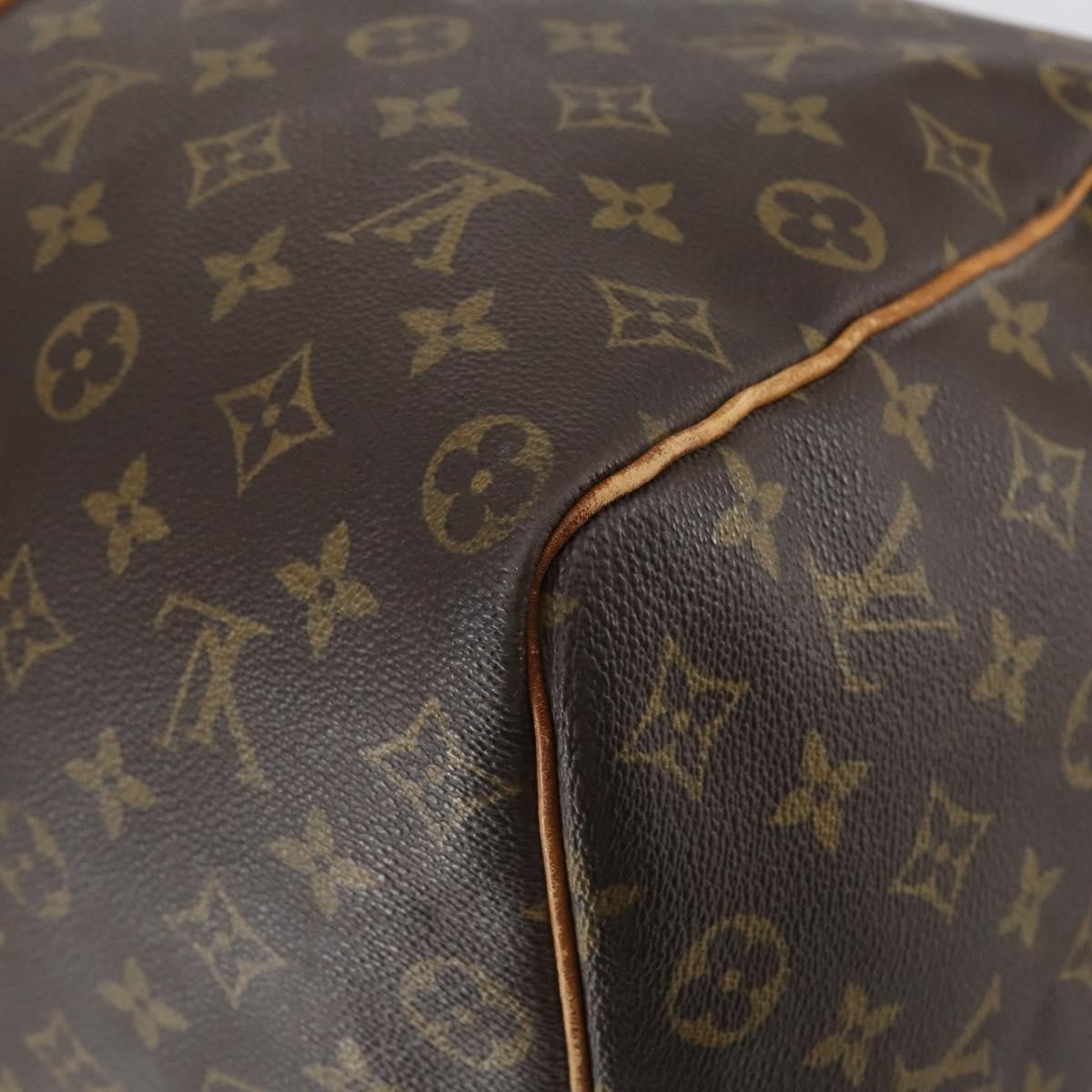Louis Vuitton Keepall Bag Monogram Canvas, BROWN, CANVAS, Travel bag