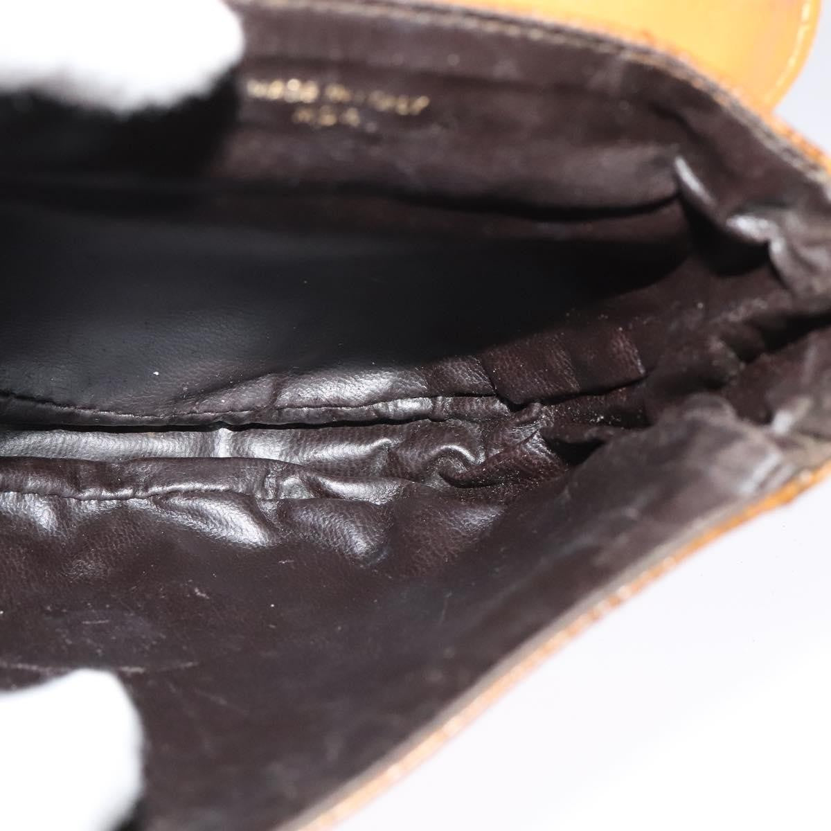 Celine Vintage Macadam Shoulder Bag Canvas, BEIGE, CANVAS, Shoulder bag