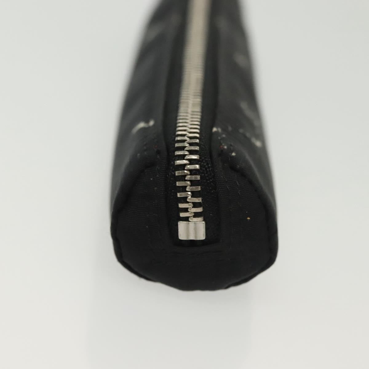 Chanel Travel Line Pen Case Nylon, BLACK, NYLON, Wallets