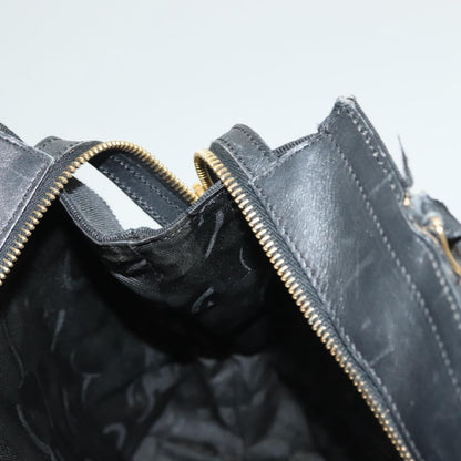 Salvatore Ferragamo Vala Shoulder Bag Canvas, BLACK, CANVAS, Shoulder bag