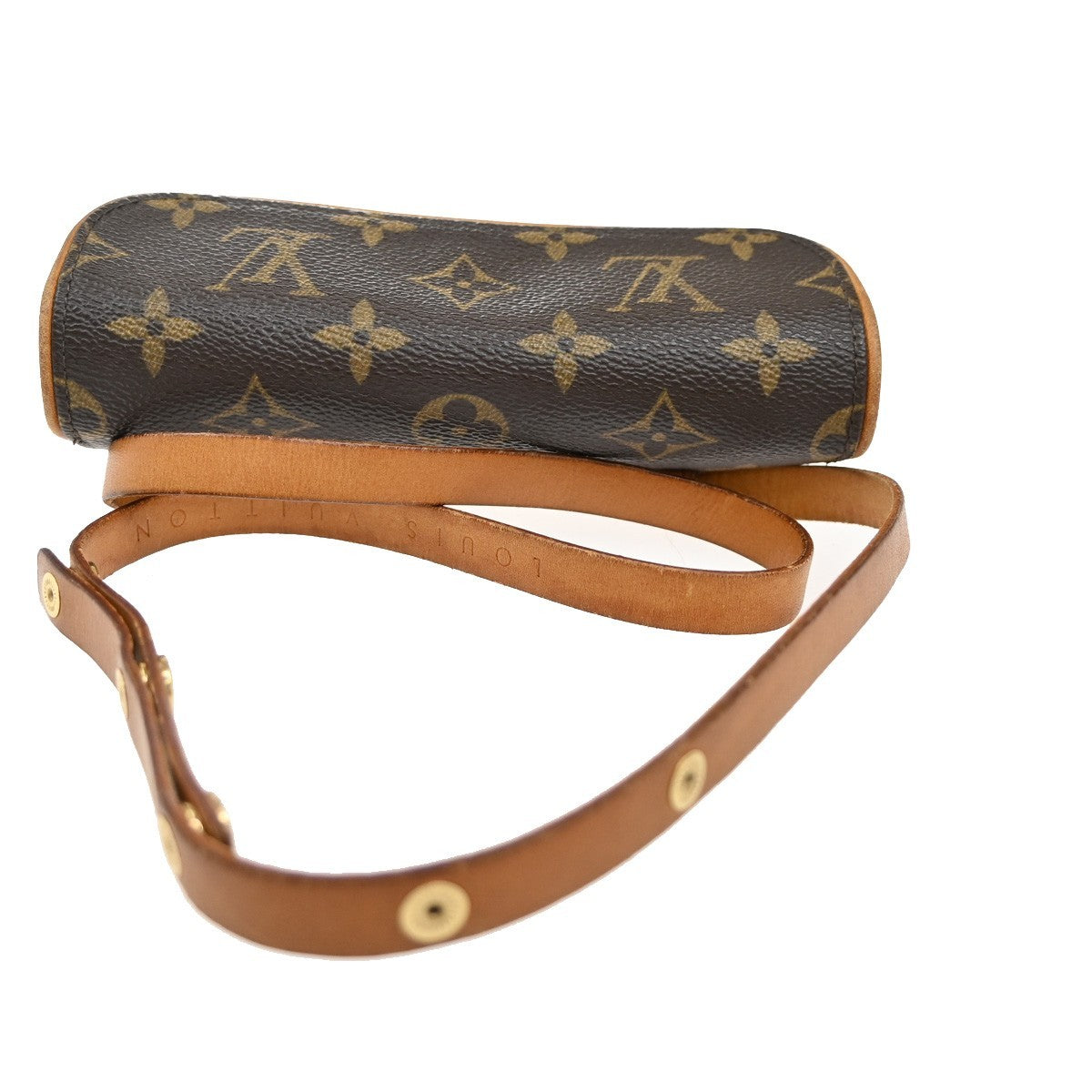 Louis Vuitton Florentine Waist Bag Monogram Canvas, BROWN, CANVAS, Clutche & pouche
