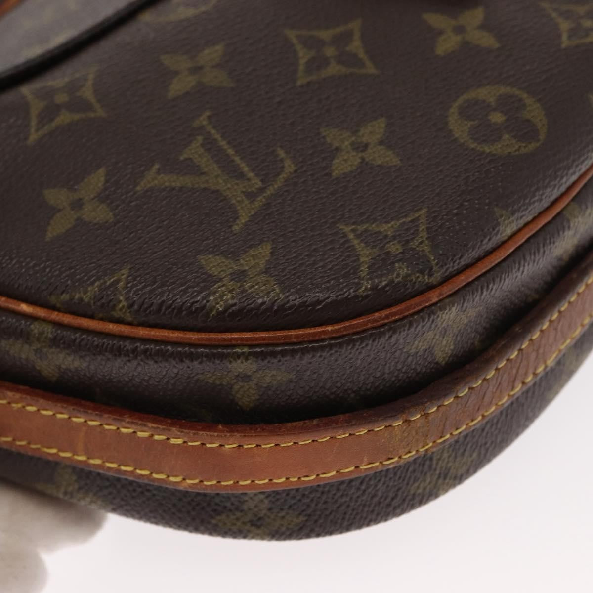 Louis Vuitton Jeune Fille Handbag Monogram Canvas, BROWN, CANVAS, Shoulder bag