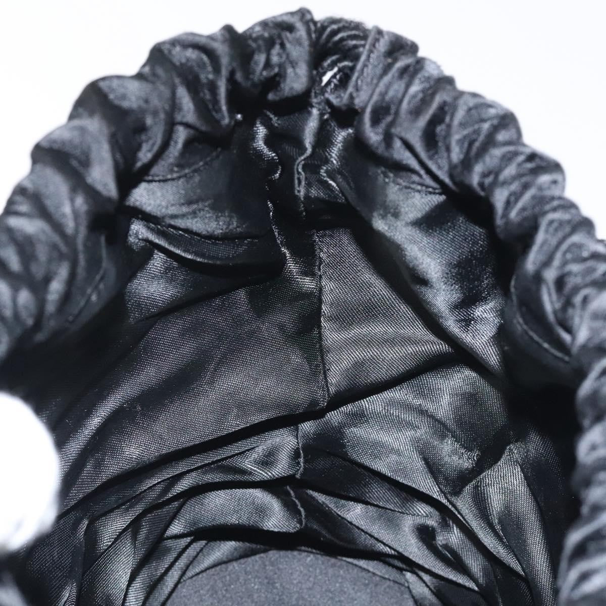 Fendi Vintage shoulderbag Satin, BLACK, SATIN, Shoulder bag